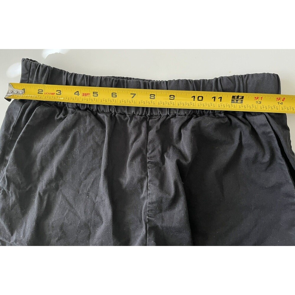 NWOT Everlane Easy Shorts 6 Black Elastic Waist Pull On Pockets Organic Cotton - Picture 10 of 11